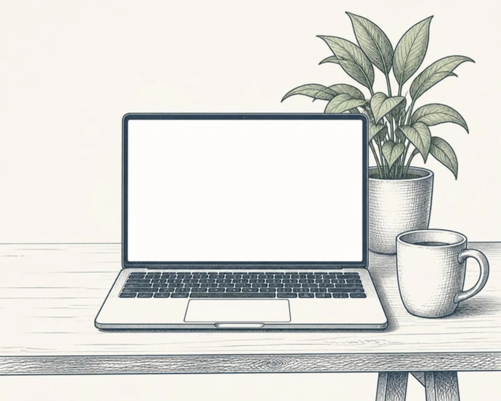 O notebook com o manual da empresa aberto.